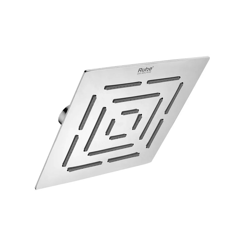 Ultra Sleek Maze 304-grade SS Overhead Shower (6 x 6 Inches)