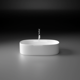 Virgo Table-Top Wash Basin (White) - by Ruhe