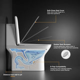 Vero One-Piece Western Commode, Soft Close Seat Cover