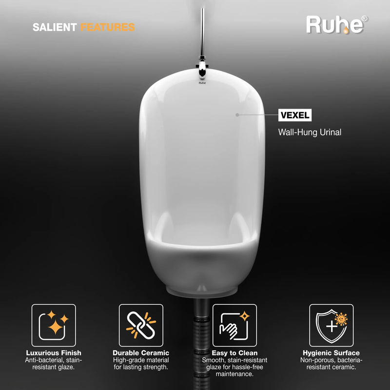 Vexel Wall-Hung Urinal