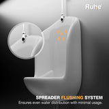 Vexel Wall-Hung Urinal, Spreader Flushing system