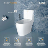 Vox One-Piece Western Commode, Salient Features