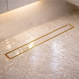 Tile-Insert Shower Drain Channel (4 Inches)