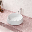 White Castor Table-Top Wash Basin (Lifestyle)