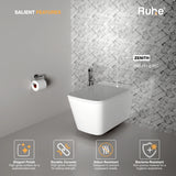 Zenith Wall-Hung Tankless Western Commode, Salient Features