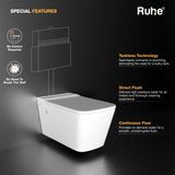 Zenith Wall-Hung Tankless Western Commode, tankless technology