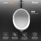 Zylo Wall-Hung Urinal, Salient Features