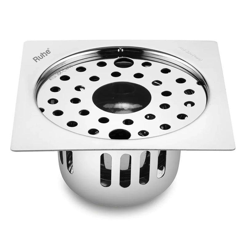 Air Flat Cut Floor Drain with Lock & Cockroach Trap