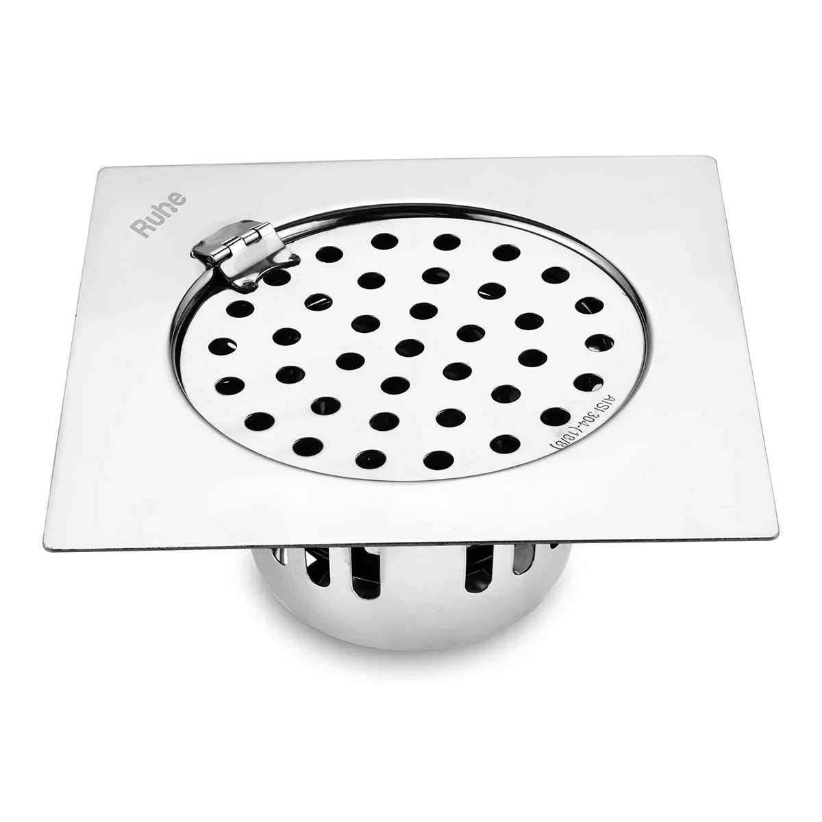 Air Flat Cut Floor Drain with Hinge & Cockroach Trap