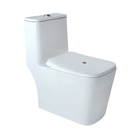 Athos Western Toilet / Commode  White (One-piece EWC) 