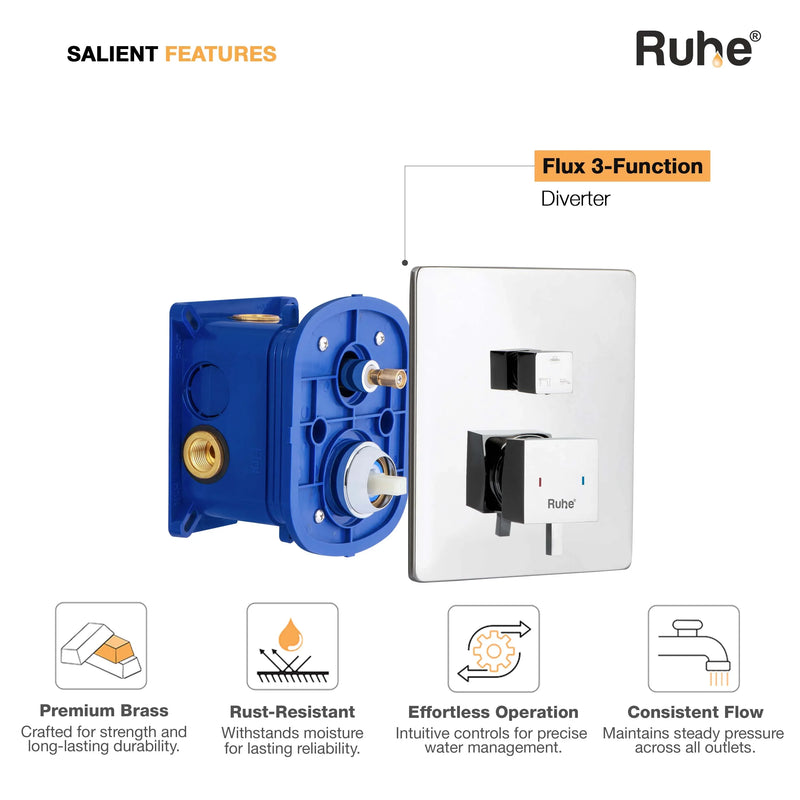 Flux 3-Function Diverter Set