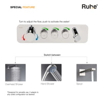 Vario 3-Function Thermostatic Diverter Set with Shower Hook
