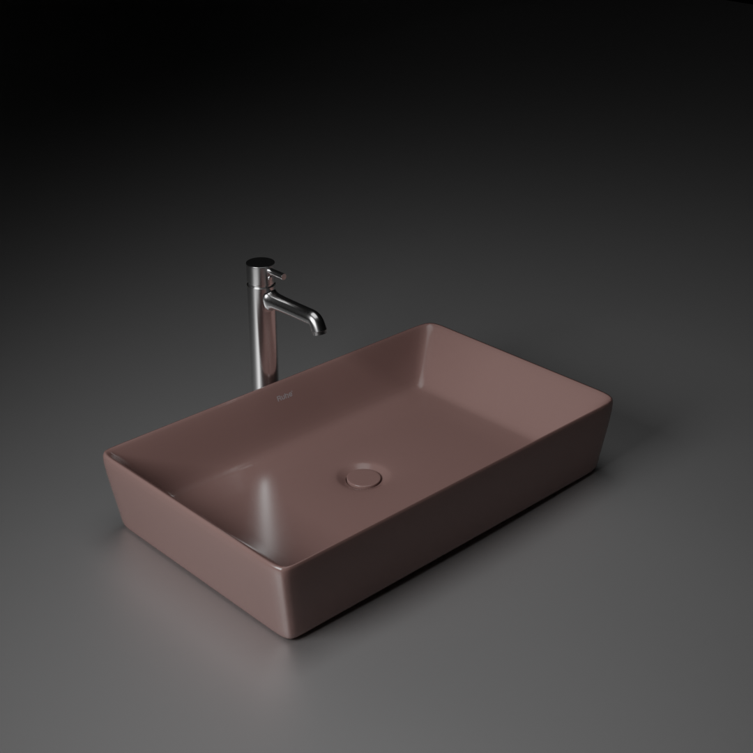 Electra Table-Top Wash Basin (Brown) - by Ruhe®