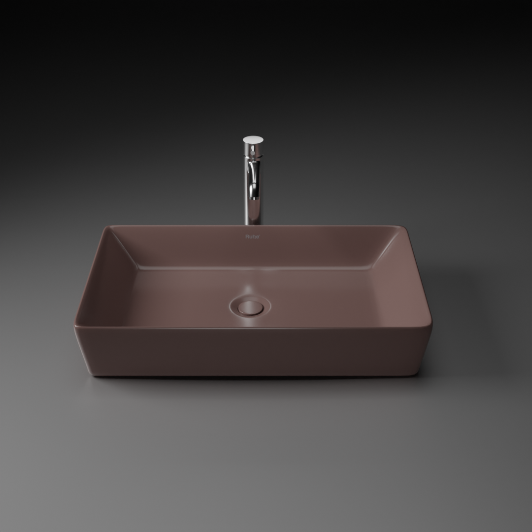 Electra Table-Top Wash Basin (Brown) - by Ruhe®