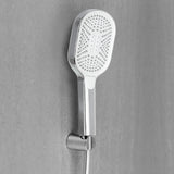 Ivory ABS Hand Shower with Flexible Tube (304-SS) and Hook - by Ruhe®