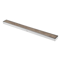 Marble-Insert 304-Grade Shower Drain Channel (2 Inches)