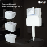 Pneumatic Concealed Cistern for Wall-hung Western Toilets (Flush Tank) - by Ruhe