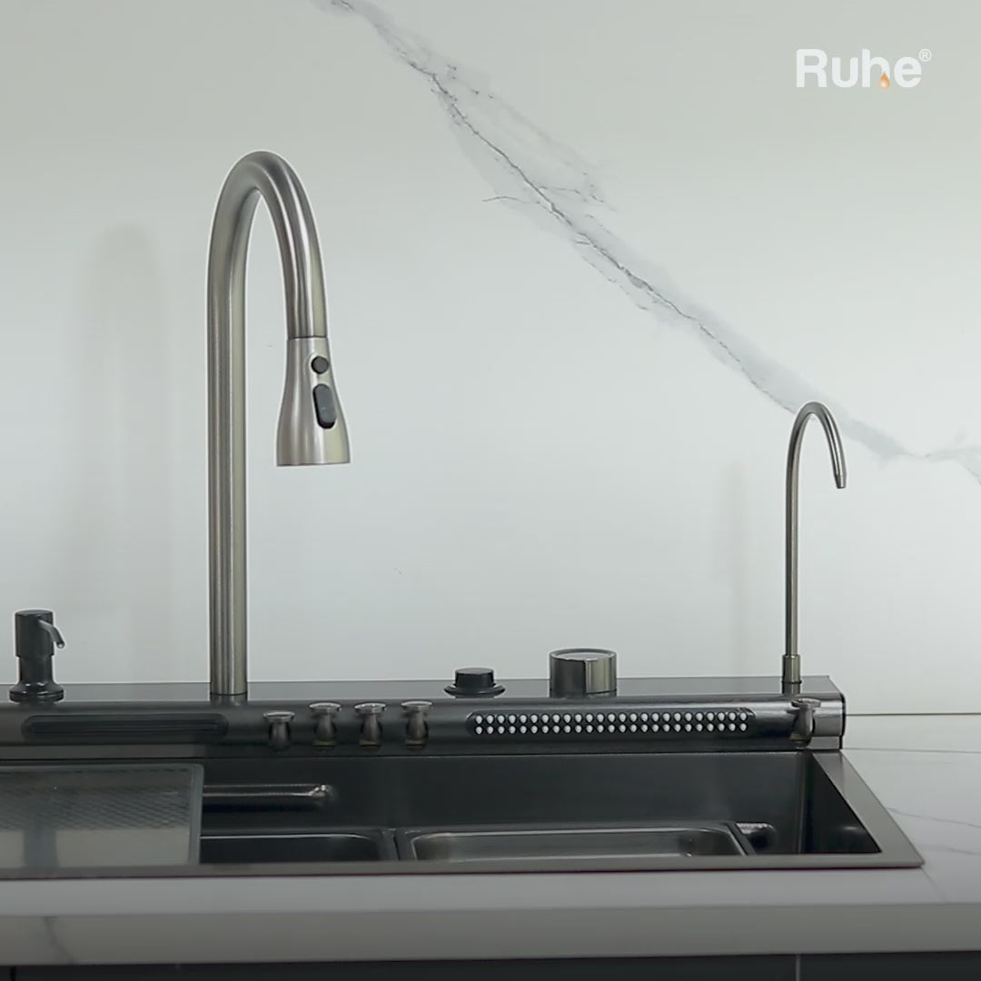 Opera Smart Kitchen Sink (30 x 18 x 9 Inches)