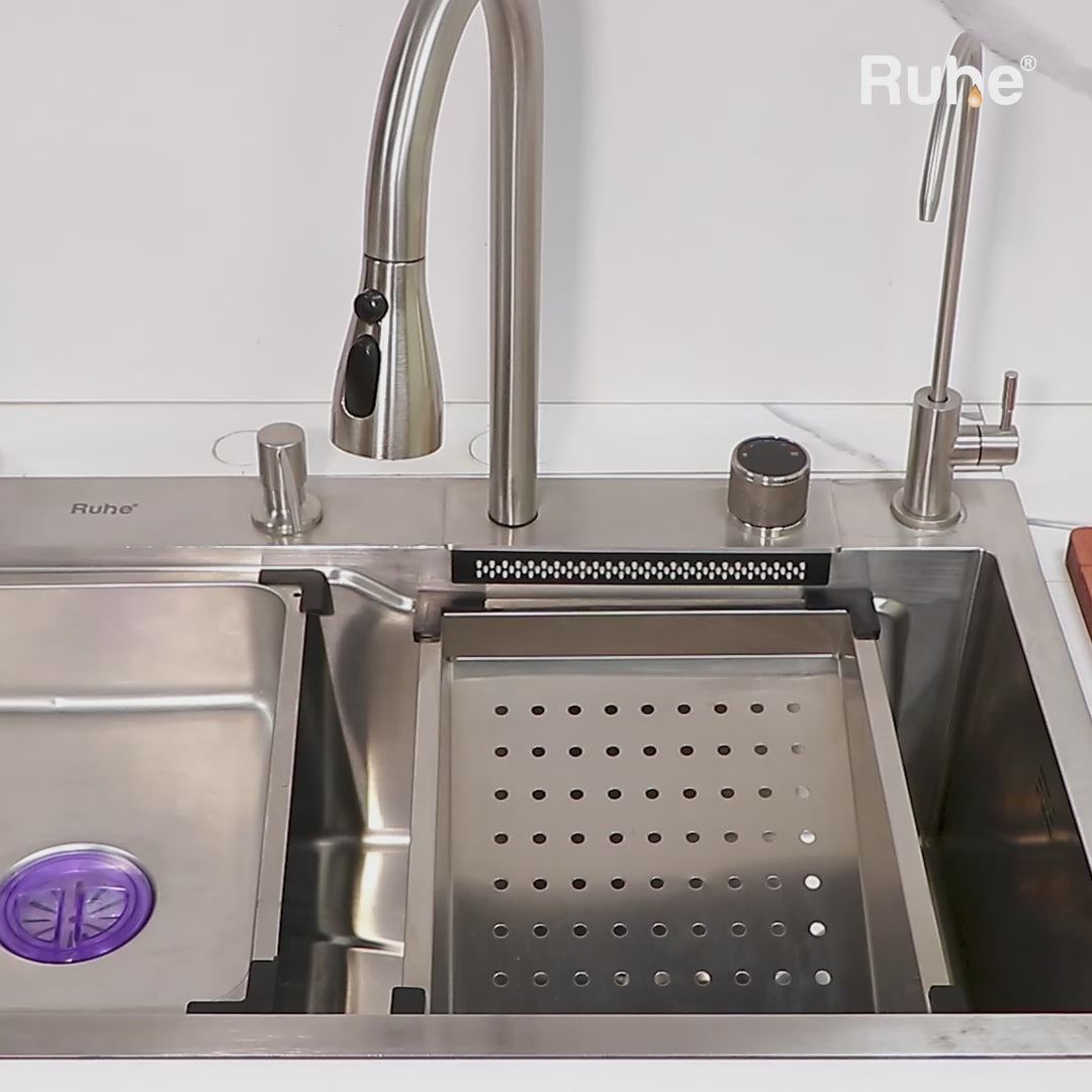 Nano Smart Kitchen Sink (30 x 18 x 9 Inches)