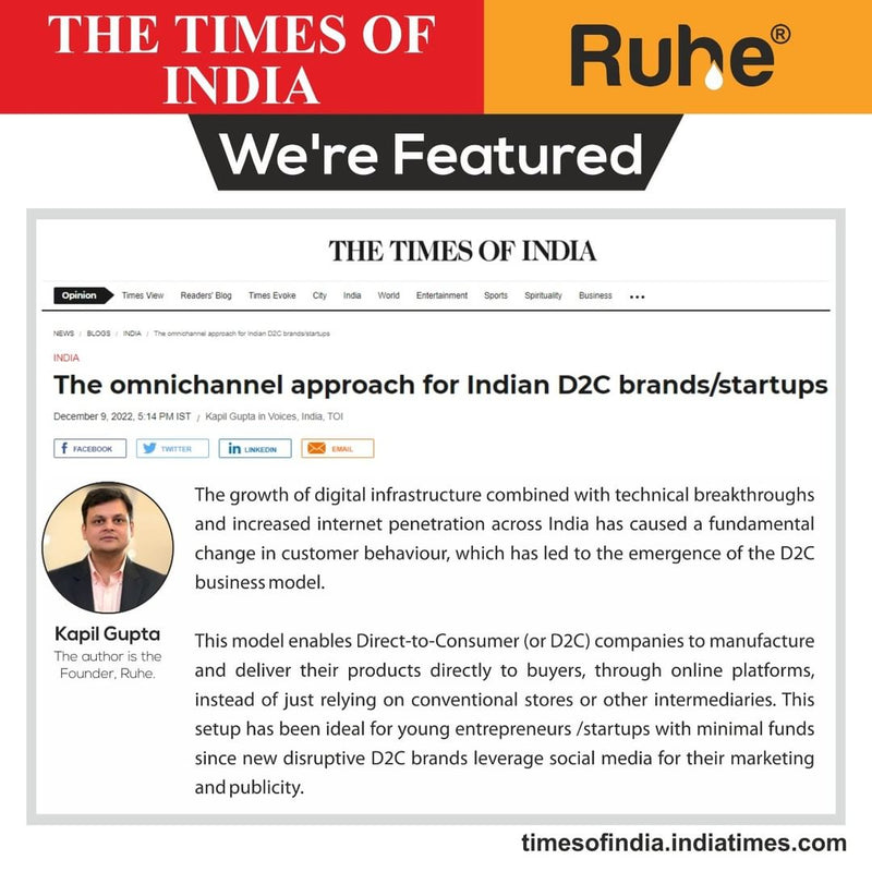 The omnichannel approach for Indian D2C brands/startups