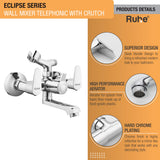 Eclipse Telephonic Wall Mixer Brass Faucet (with Crutch) product details