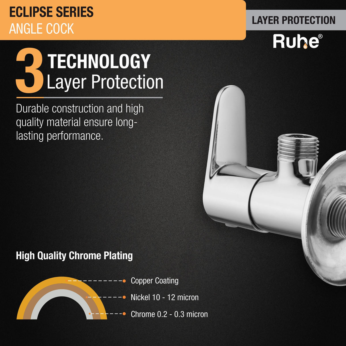 Eclipse Angle Valve - by Ruhe®