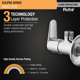 Eclipse Angle Valve Brass Faucet 3 layer protection