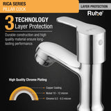 Rica Pillar Tap Brass Faucet 3 layer protection