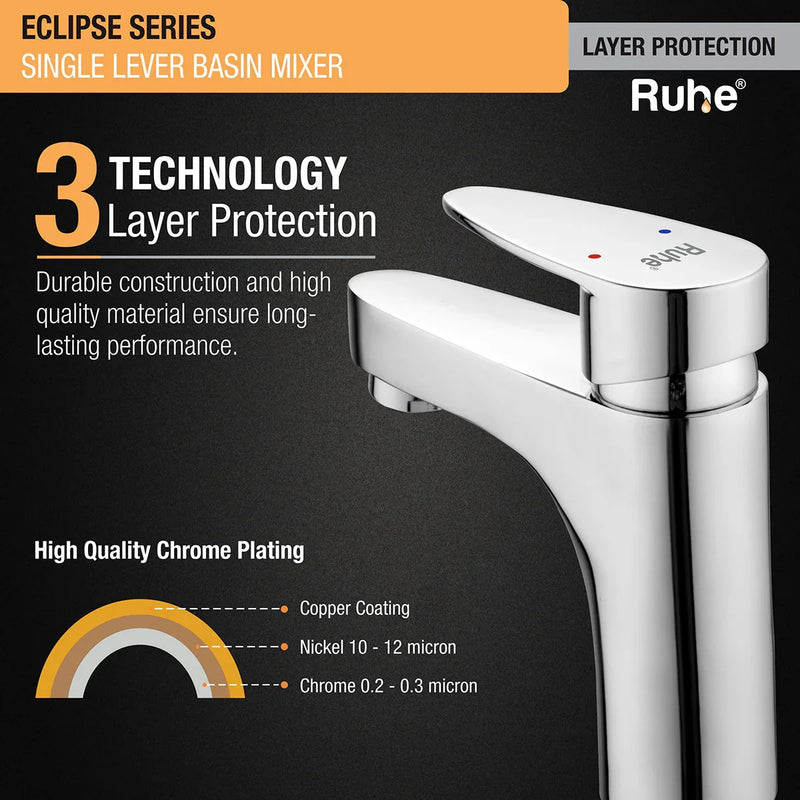 Eclipse Single Lever Deck-mount Wash Basin Mixer Tap