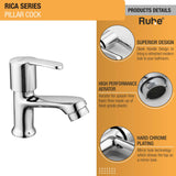 Rica Pillar Tap Brass Faucet product details