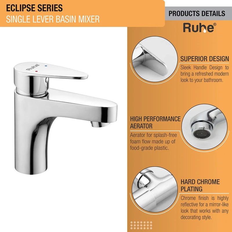 Eclipse Single Lever Deck-mount Wash Basin Mixer Tap