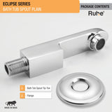 Eclipse BathTub Plain Spout Brass Faucet package content