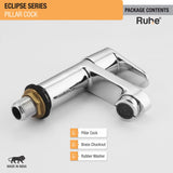 Eclipse Pillar Tap Brass Faucet package content