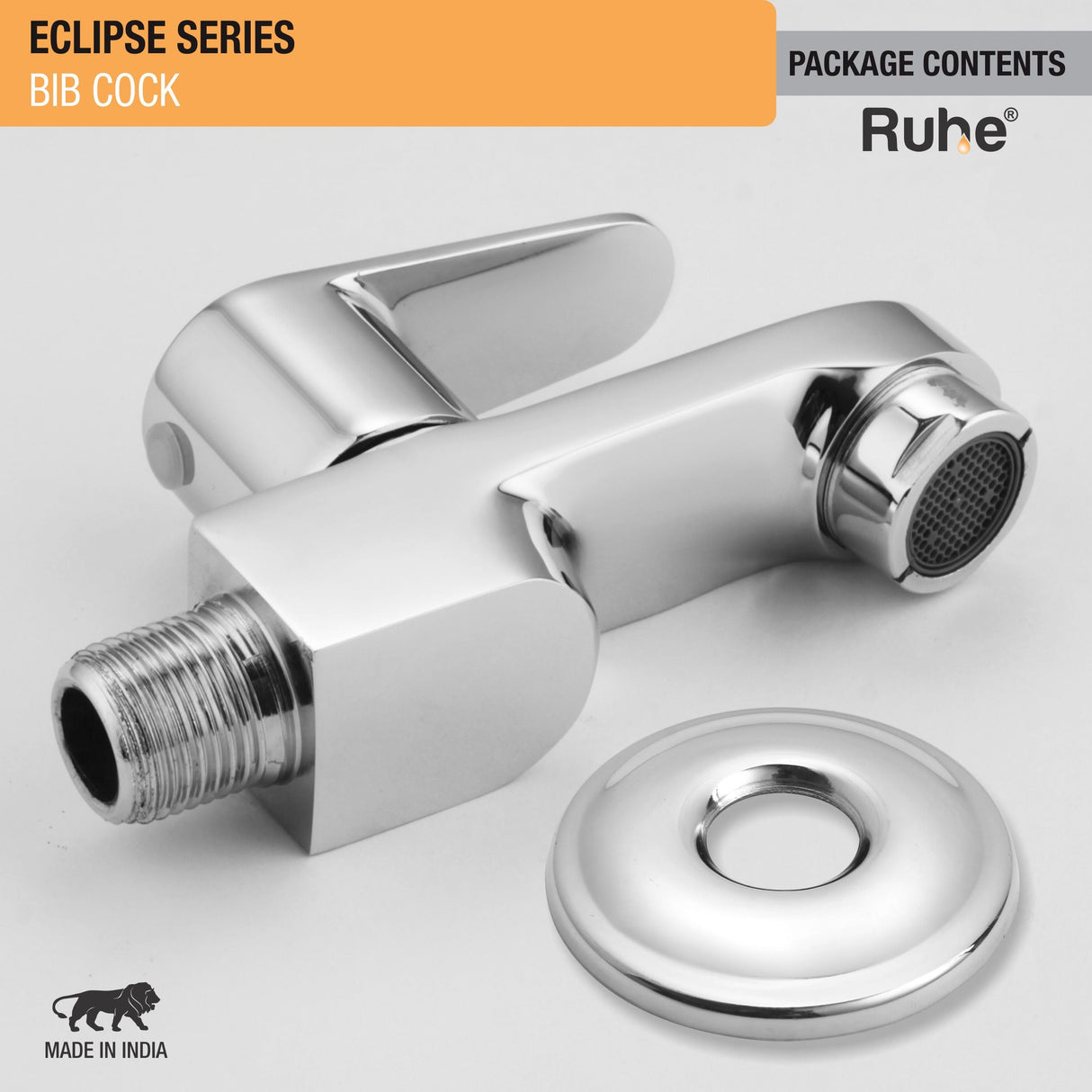 Eclipse Bib Tap Brass Faucet package content