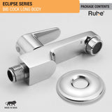 Eclipse Bib Tap Long Body Brass Faucet package content