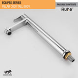 Eclipse Pillar Tap Tall Body Brass Faucet package content