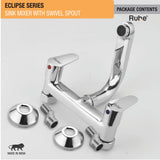 Eclipse Sink Mixer with Small (7 inches) Round Swivel Spout Faucet package content