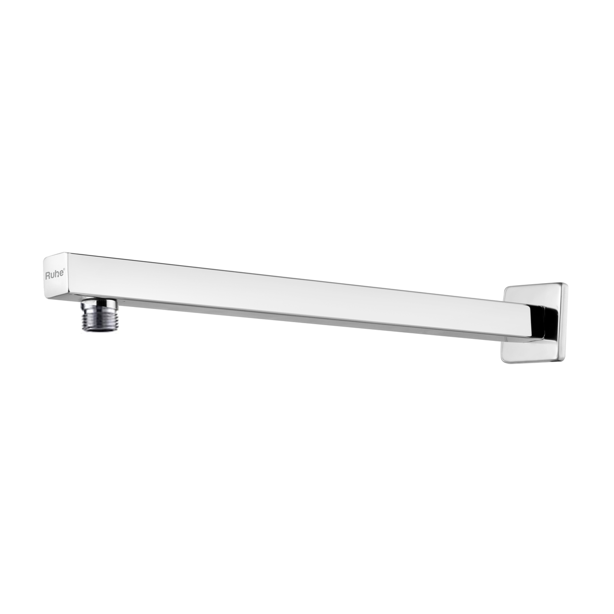 Square Shower Arm (18 Inches) with Flange - by Ruhe