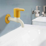 Gold Curve Bib Tap PTMT Faucet - by Ruhe®