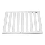 Long Grating Floor Drain (8 x 8 inches) - by Ruhe®