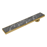 Tile Insert Shower Drain Channel (40 x 4 Inches) YELLOW GOLD PVD Coated