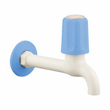 Indigo Round PTMT Bib Cock Long Body Faucet