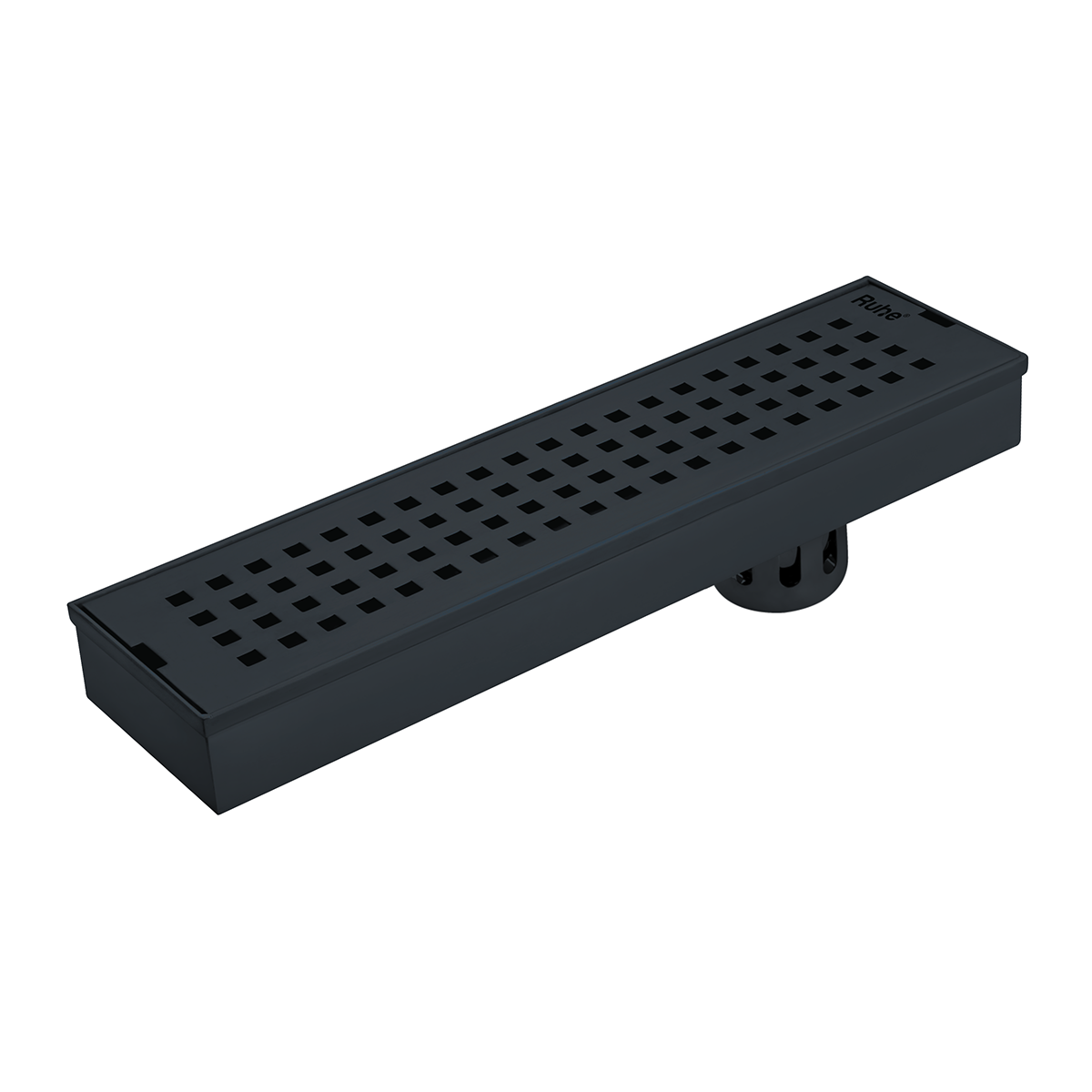 Palo Shower Drain Channel (12 x 3 Inches) Black PVD Coated - by Ruhe®