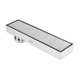 Marble Insert Shower Drain Channel (18 x 3 Inches) with Cockroach Trap (304 Grade)