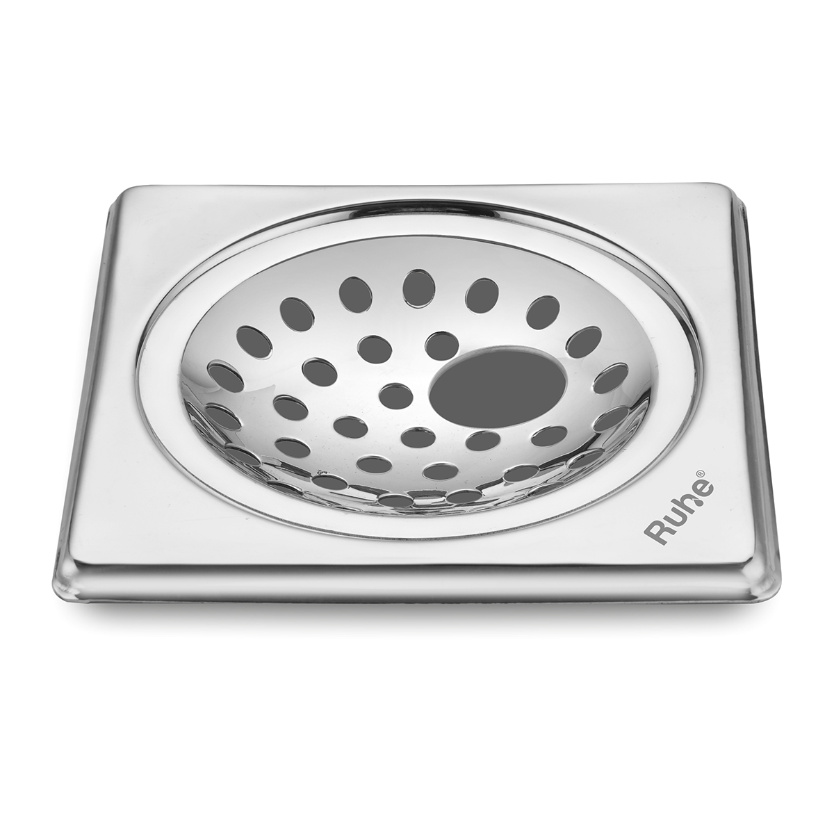 Neon Square Floor Drain with Hole (5 x 5 Inches) -  by Ruhe®