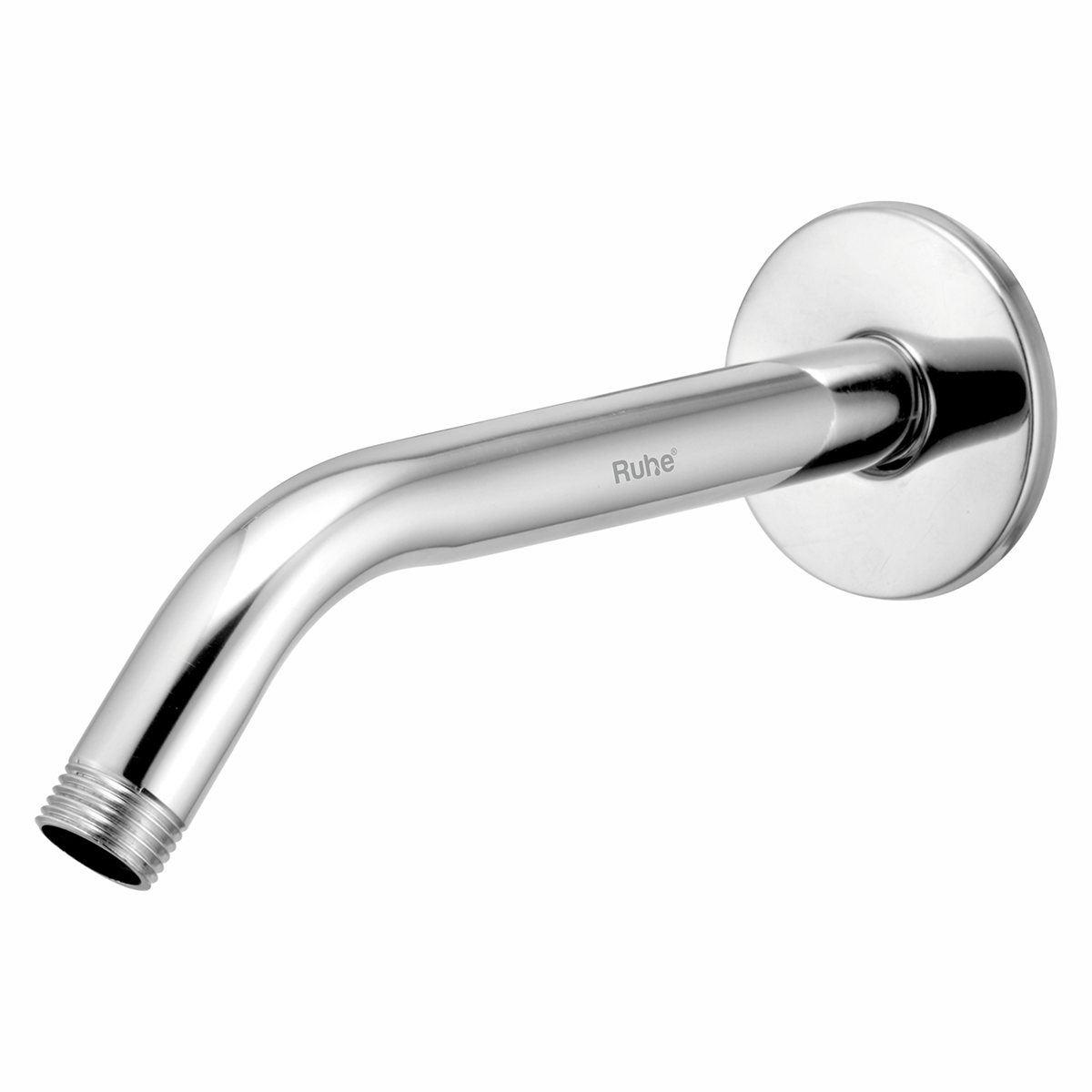 Half Bend Round 304-Grade Shower Arm (12 Inches) - by Ruhe