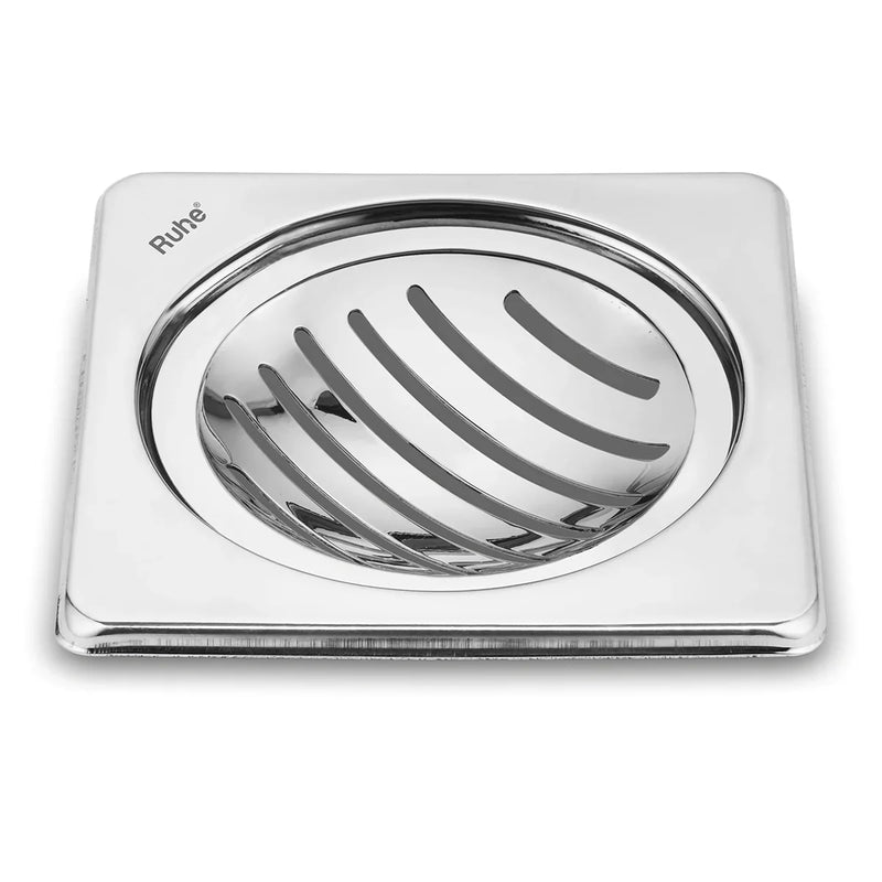 Vertical Neon Square Floor Drain (5 x 5 inches)- by Ruhe