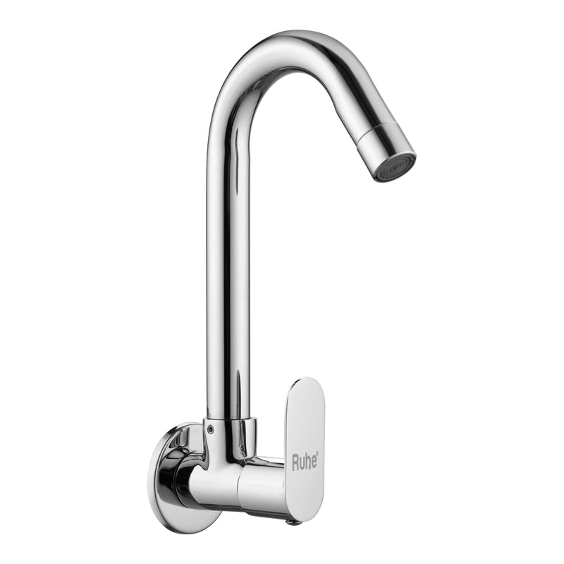 Onyx Brass Sink Tap with Round Swivel Spout - by Ruhe