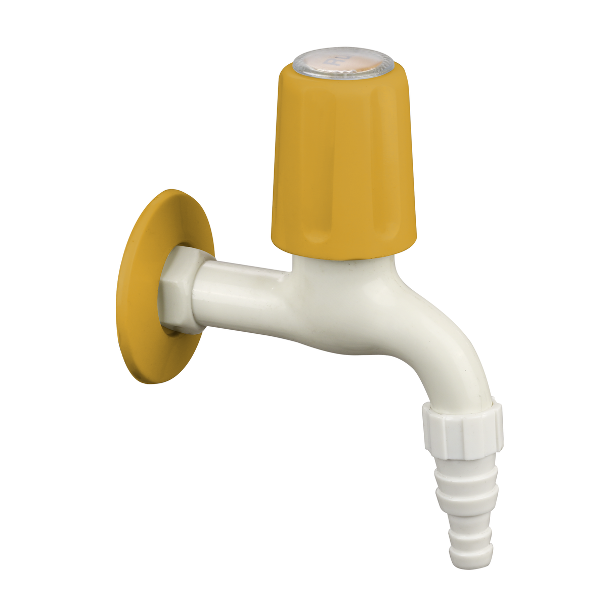 Gold Round PTMT Nozzle Bib Cock Faucet