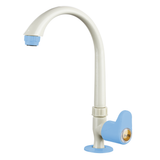 Indigo Oval PTMT Swan Neck with Swivel Spout Faucet